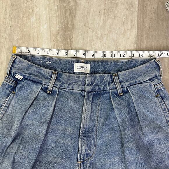 Citizens of Humanity Petra Pleated Wide Leg Jeans in Nensi Size 29 2160-3028 - Picture 4 of 9